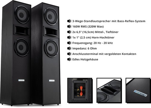 Edle hifi standlautsprecher - edle, hifi-standlautsprecher