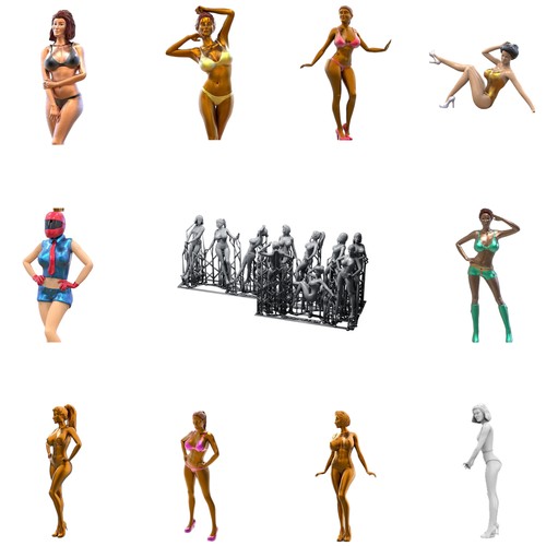Boxenluder figuren set 24 - boxenluder,