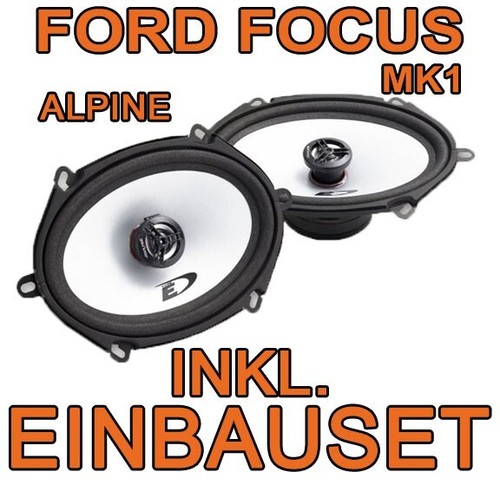 Ford focus mk1 alpine - 5x7, koax