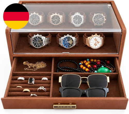 Kamier uhrenbox mit - uhrenbox, 7