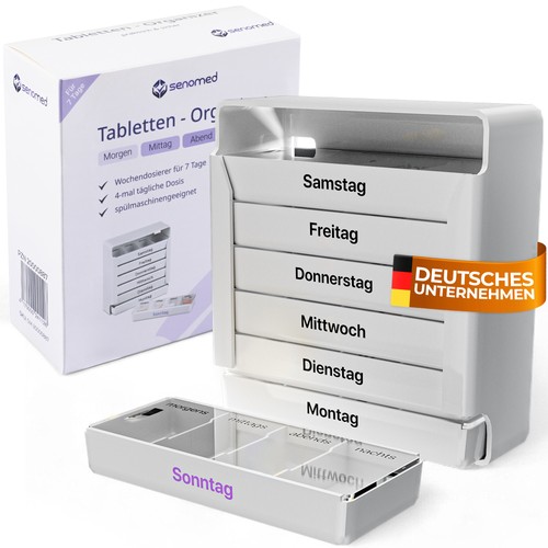 Tablettenbox tage fächer - tage,
